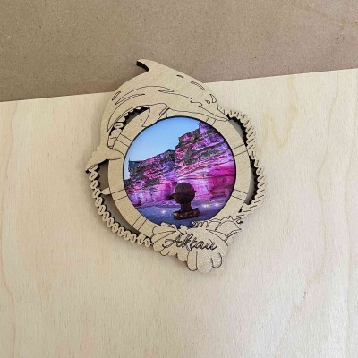 Магнит рамка Дельфин