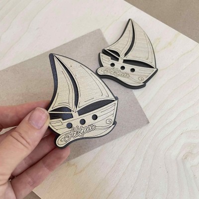 Магнит Парусник