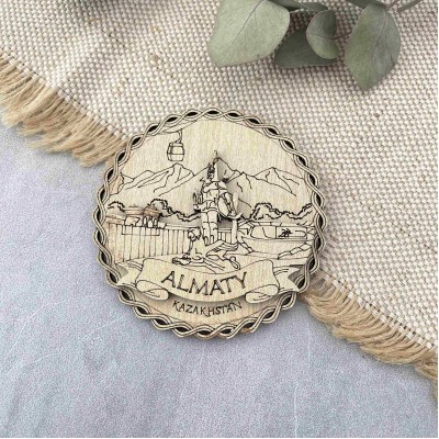 Магнит круглый Алматы