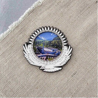 Магнит рамка Солнце с орлом 