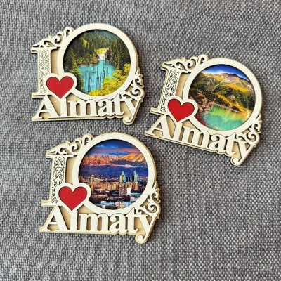 Магнит рамка I LOVE  алматы