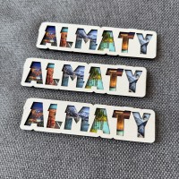 Магнит рамка буквы Алматы