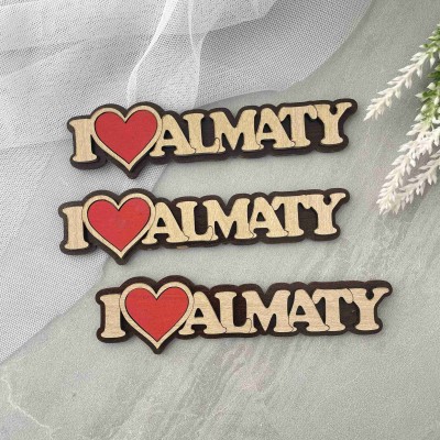 Магнит буквы I LOVE Алматы