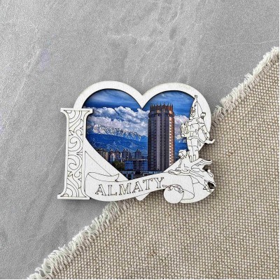 Магнит рамка сердце I LOVE