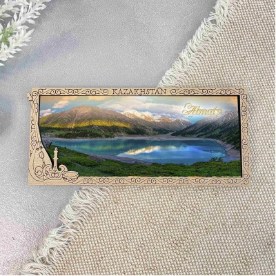 Магнит с фото панорама Домбра Алматы