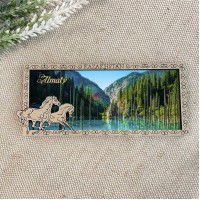 Магнит с фото панорама Кони Алматы