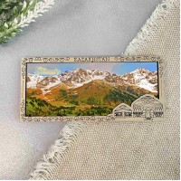 Магнит с фото панорама Юрта Алматы