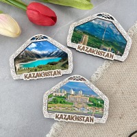 Магнит рамка Юрта с шаныраком Магнит рамка Юрта с шаныраком