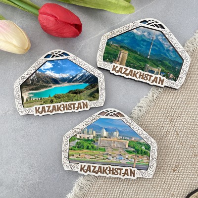 Магнит рамка Юрта с шаныраком 