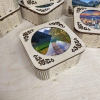 Шкатулка с круглыми углами Алла Шкатулка с круглыми углами Алла