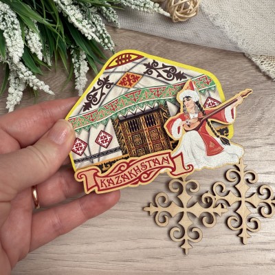 Магнит Юрта фольклор Магнит Юрта фольклор