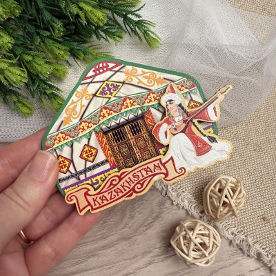 Магнит Юрта фольклор Магнит Юрта фольклор