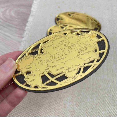 Магнит Карта Казахстана Магнит Карта Казахстана