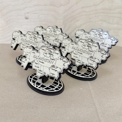 Настольный сувенир Карта Казахстана малая