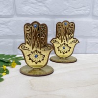 Настольный сувенир золото Ладонь Фатимы 