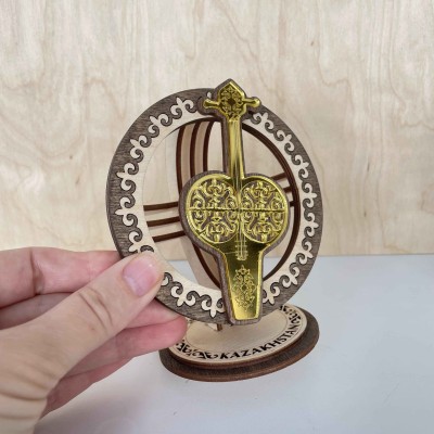 Настольный сувенир шанырак золото