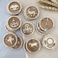 Магнит круглый национальный