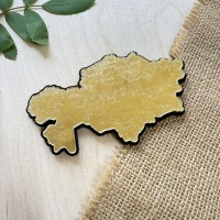 Магнит золото карта Казахстана