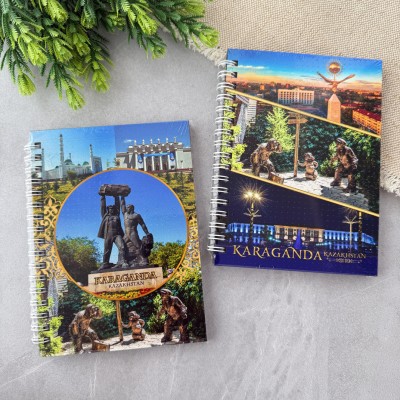 Блокнот А-6 цветной в ассортименте Караганда