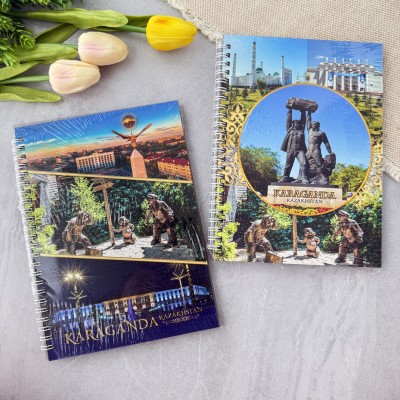 Блокнот А-5 цветной в ассортименте Караганда