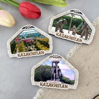 Магнит рамка Юрта с шаныраком