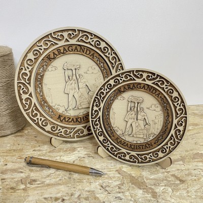 Тарелка резная 3D 15см