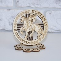 Сувенир Шанырак мини 90х80 мм. Джигит 