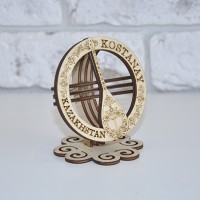 Сувенир Шанырак мини 90х80 мм. Домбра Сувенир Шанырак мини 90х80 мм. Домбра