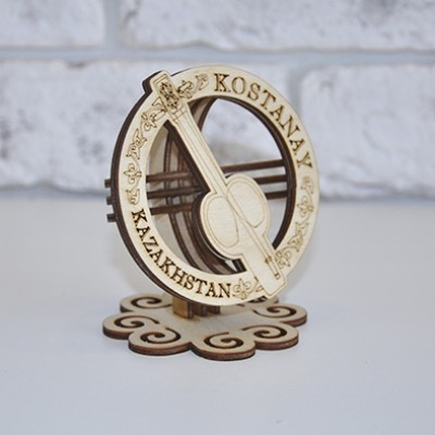 Сувенир Шанырак мини 90х80 мм. Кобыз 
