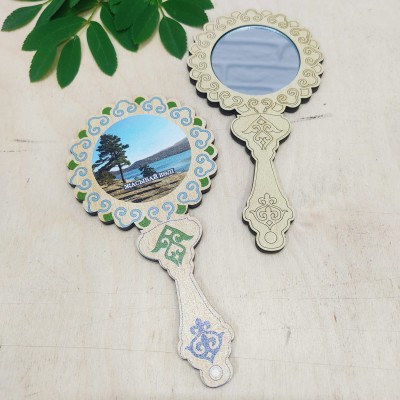 Зеркало круглое цветное 