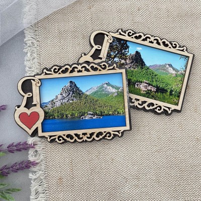 Магнит рамка Я люблю