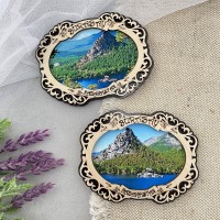 Магнит рамка овал Багет