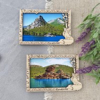 Магнит рамка Лисичка в лесу