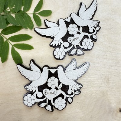 Магнит Голуби