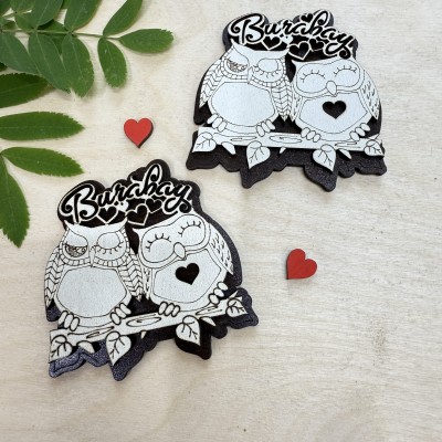 Магнит Совушки