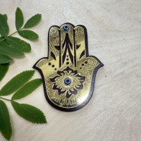 Магнит золото Ладонь Фатимы