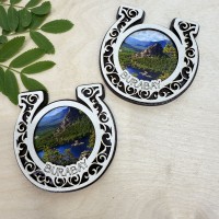 Магнит Подкова резная