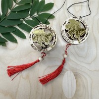 Авто подвеска золото Шанырак с джигитом