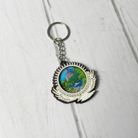 Брелок рамка Солнце с орлом