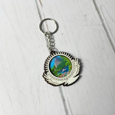 Брелок рамка Солнце с орлом