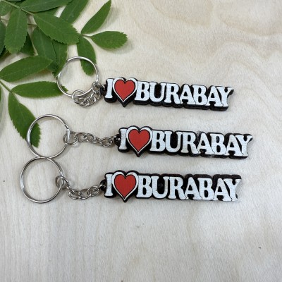 Брелок буквы I LOVE