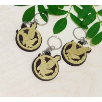 Брелок золото Орел