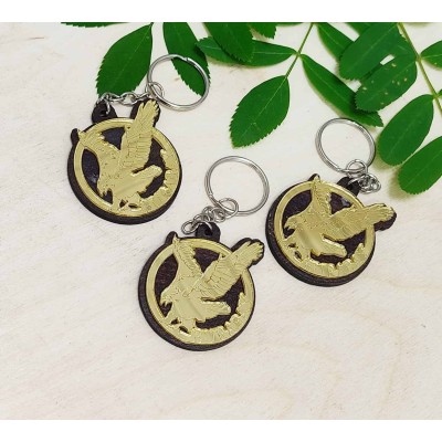 Брелок золото Орел