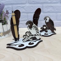 Настольный сувенир с подставкой для ручки Орел