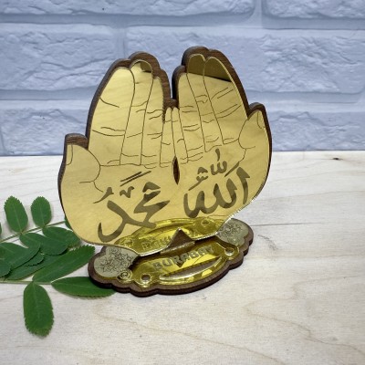 Настольный сувенир золото Ладони