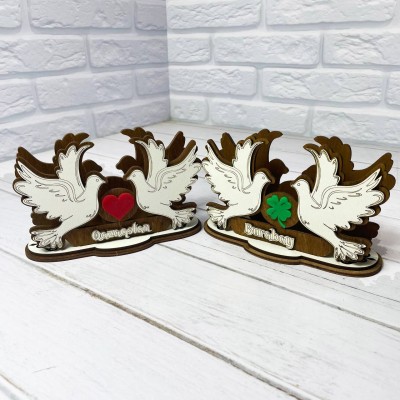 Салфетница Голуби