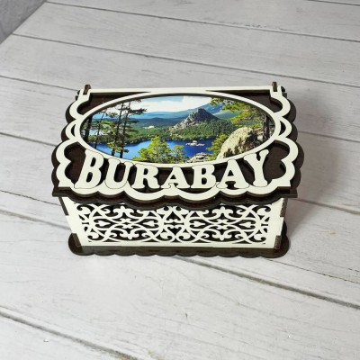 Шкатулка прямоугольная большая Burabay 