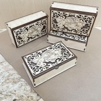 Шкатулка карта Казахстана