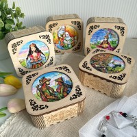 Шкатулка с круглыми углами Казахстан