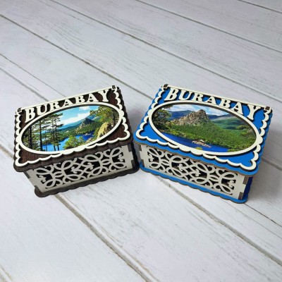 Шкатулка прямоугольная малая Burabay 